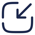 Square Top Up SVG Icon